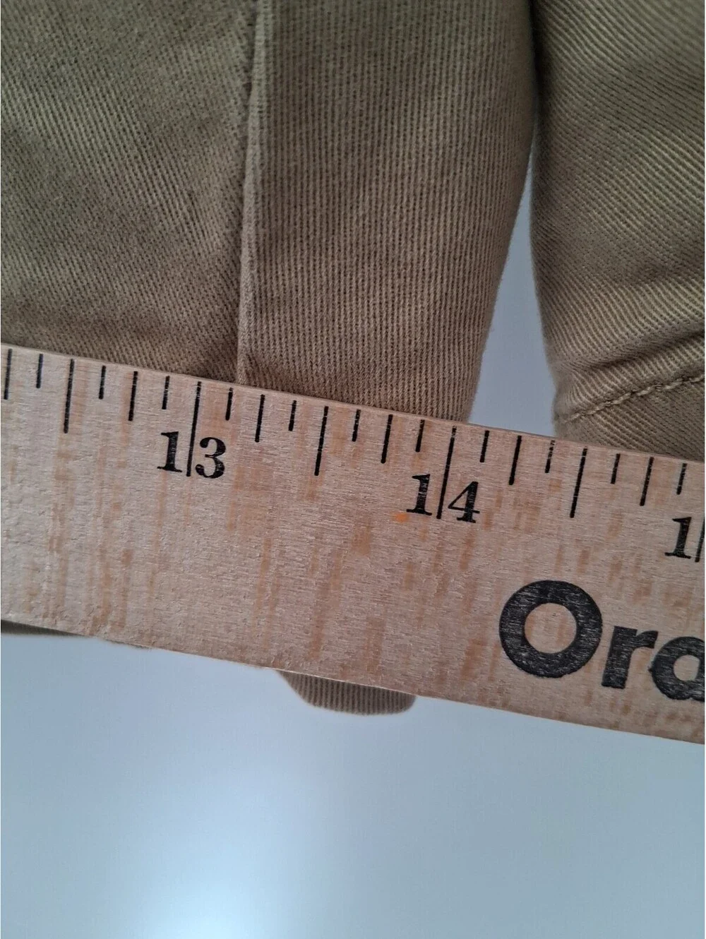 L.L. Bean Chino Shorts Mens 44 Tan Khaki Standard Fit Casual Work Outdoor